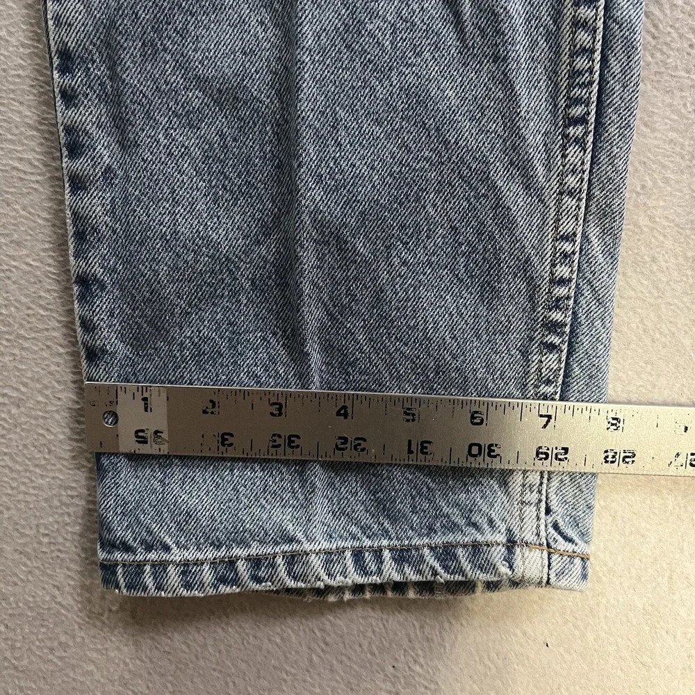 Vintage Levis 505 Jeans Men's 36x30 (Fits 35x29) Blue Orange Tab Light Wash 1995